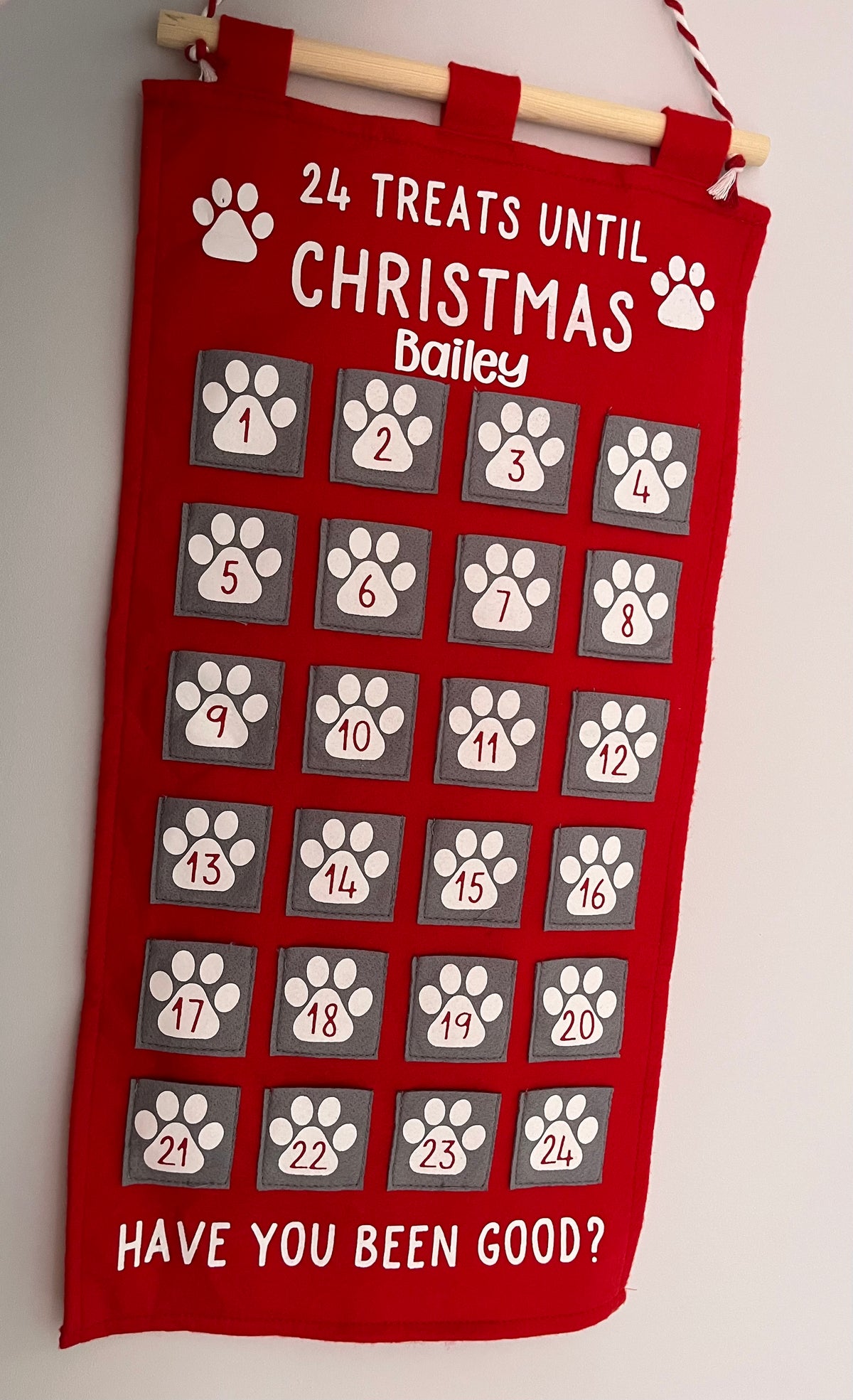 Dog Personalised Advent Calendar