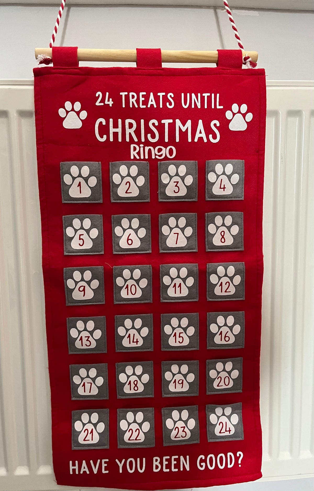 Dog Personalised Advent Calendar