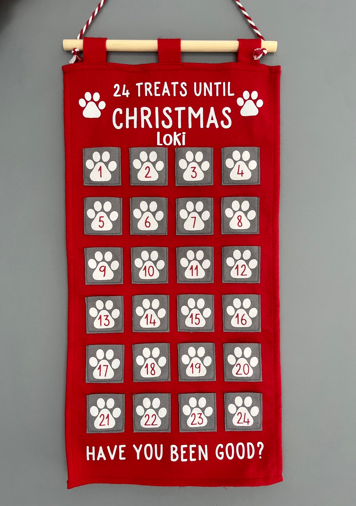 Dog Personalised Advent Calendar